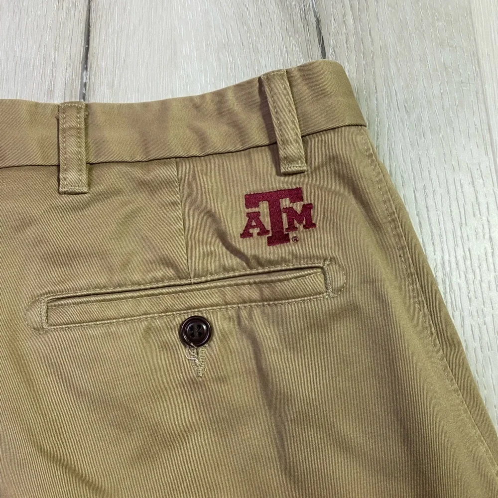 Texas A&M Game Day Dockers Khakis Gig Em Aggies, Tan, Size 32x29